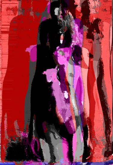 abstract nude march - Limited Edition 1 of 1 thumb