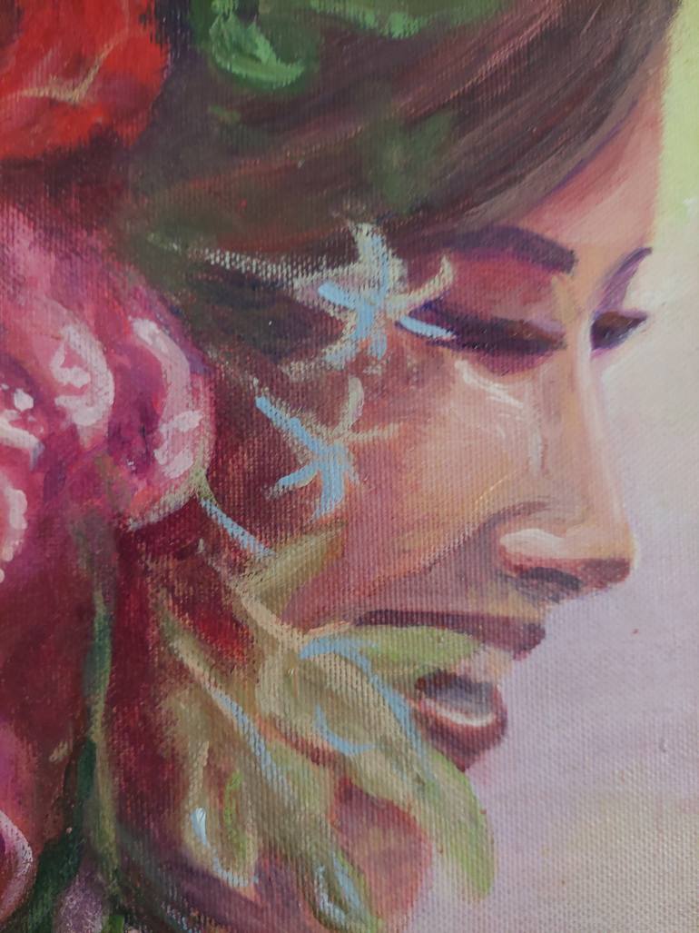 Original Realism People Painting by Karolina Wicha