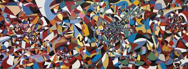 Original Abstract Geometric Paintings by Rémi Thibault