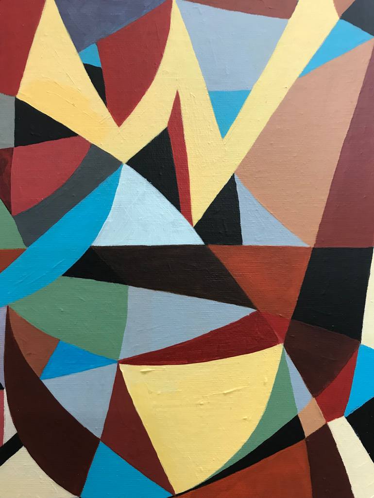 Original Abstract Painting by Rémi Thibault