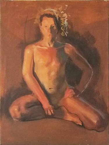 Original Expressionism People Painting by Boğaç Oydemir