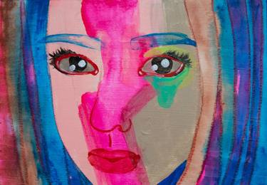 Original Pop Art Women Paintings by Natsumi Yamaguchi