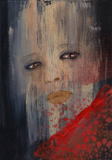 Print of Abstract Portrait Paintings by Natsumi Yamaguchi