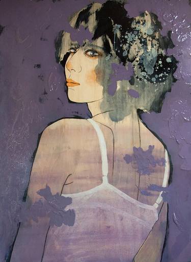 Print of Fine Art Women Paintings by Natsumi Yamaguchi