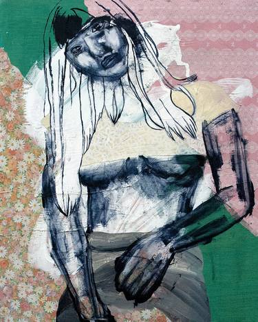 Print of Abstract Women Paintings by Natsumi Yamaguchi