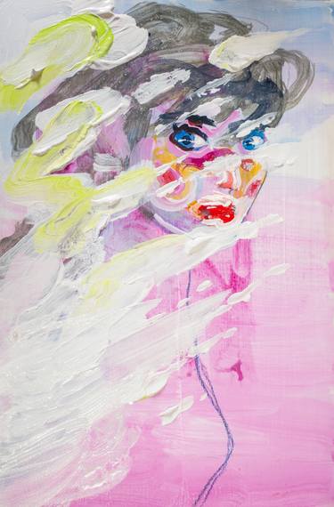 Print of Abstract Women Paintings by Natsumi Yamaguchi