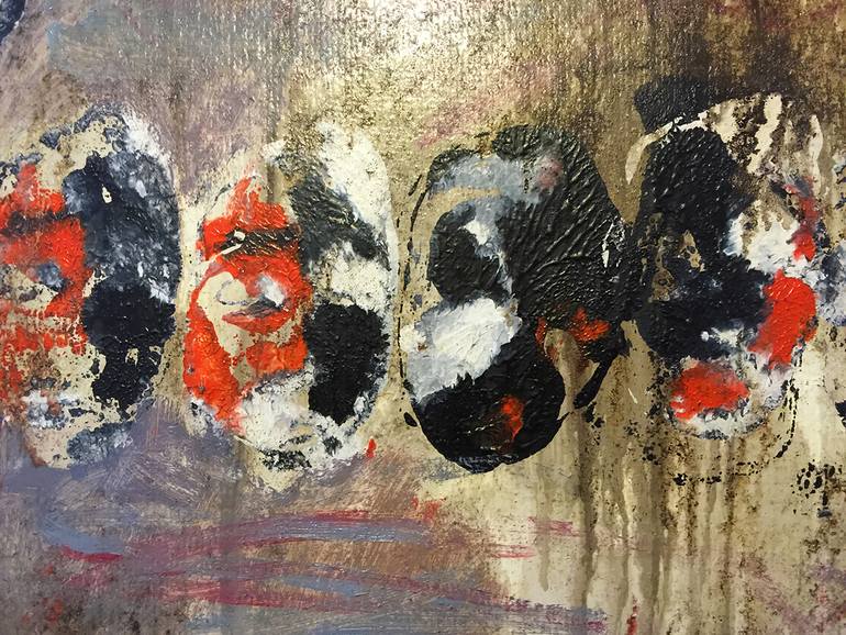 Original Abstract People Painting by Ian Summers