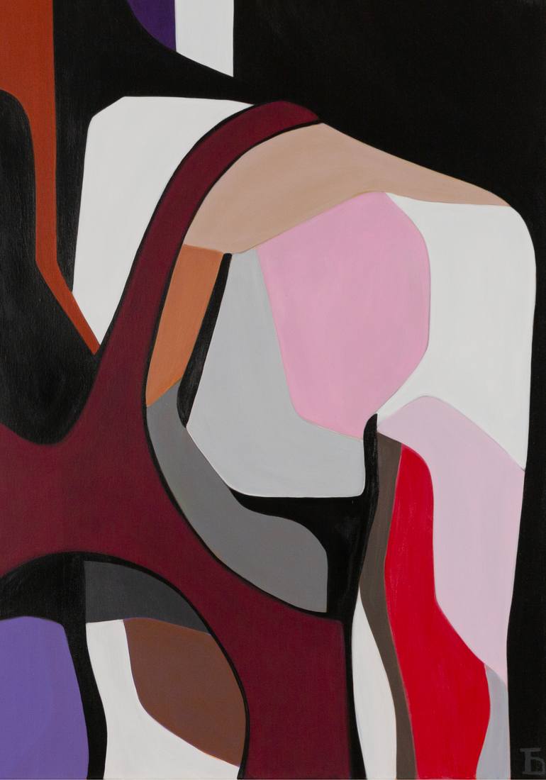 Original Art Deco People Painting by Diana Iordanidou