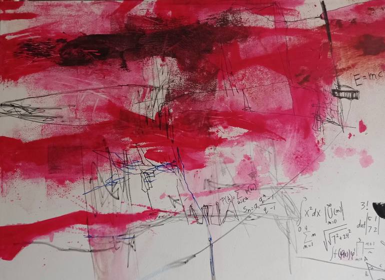 Original Abstract Painting by Leo Budhi