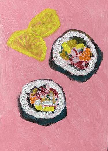 Original Pop Art Food Paintings by Victoria Smith