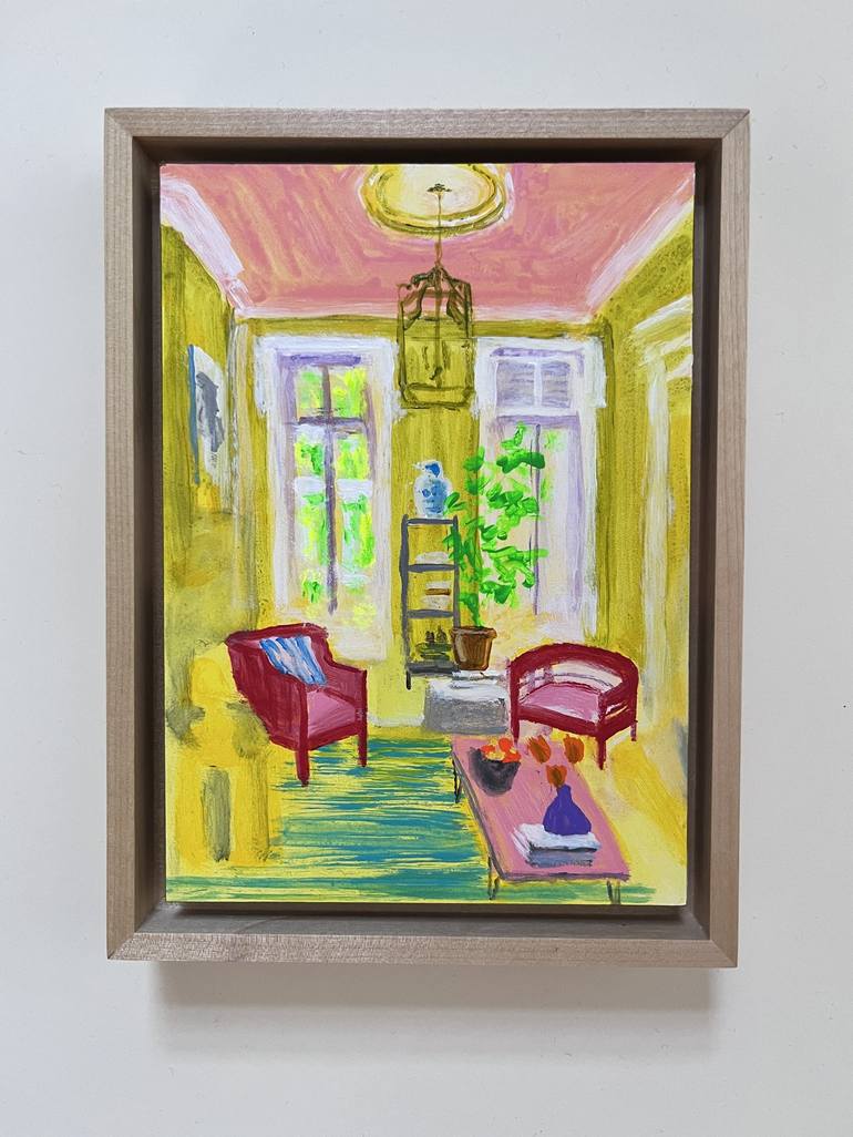 Original Fauvism Home Painting by Victoria Smith