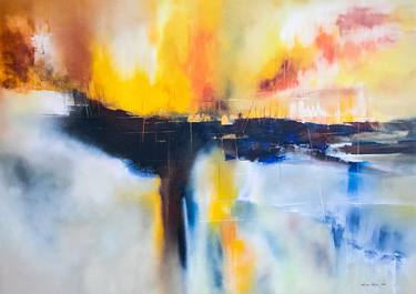 Original Expressionism Abstract Paintings by Melanie Meyer