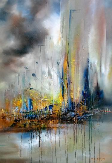 Original Abstract Expressionism Abstract Paintings by Melanie Meyer