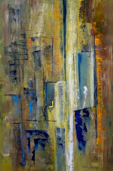 Original Abstract Expressionism Abstract Paintings by Melanie Meyer