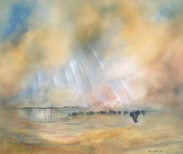 Original Abstract Landscape Paintings by Melanie Meyer