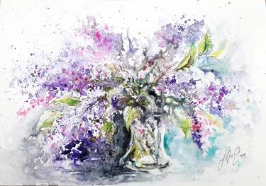 Original Fine Art Floral Paintings by sofia Johannissen