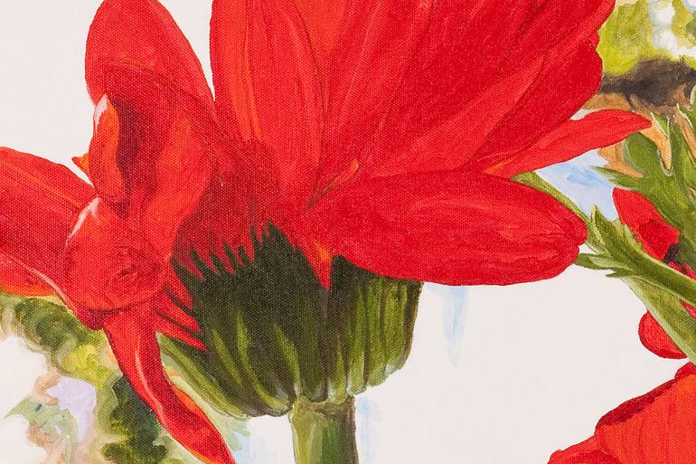 Original Realism Floral Painting by Lissa Banks