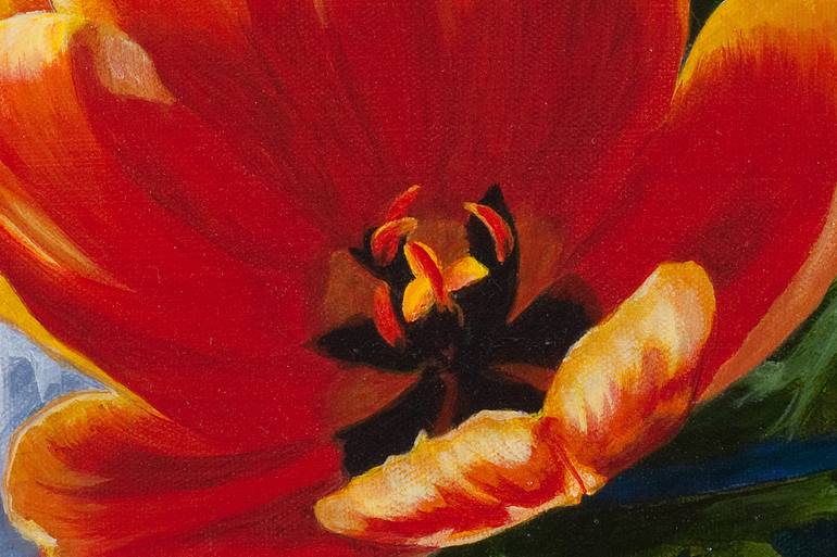 Original Realism Floral Painting by Lissa Banks
