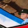 A dreamy reflection on driving a real big truck. Two-year-old James looks out on the world and his future.