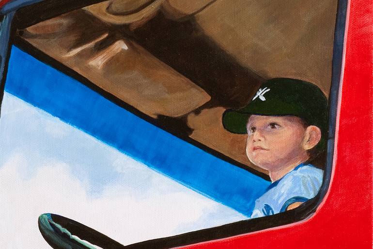 Original Realism People Painting by Lissa Banks