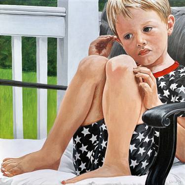 Print of Realism People Paintings by Lissa Banks