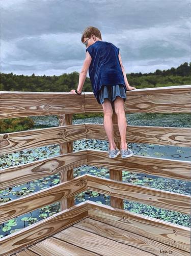 Original Realism Children Paintings by Lissa Banks