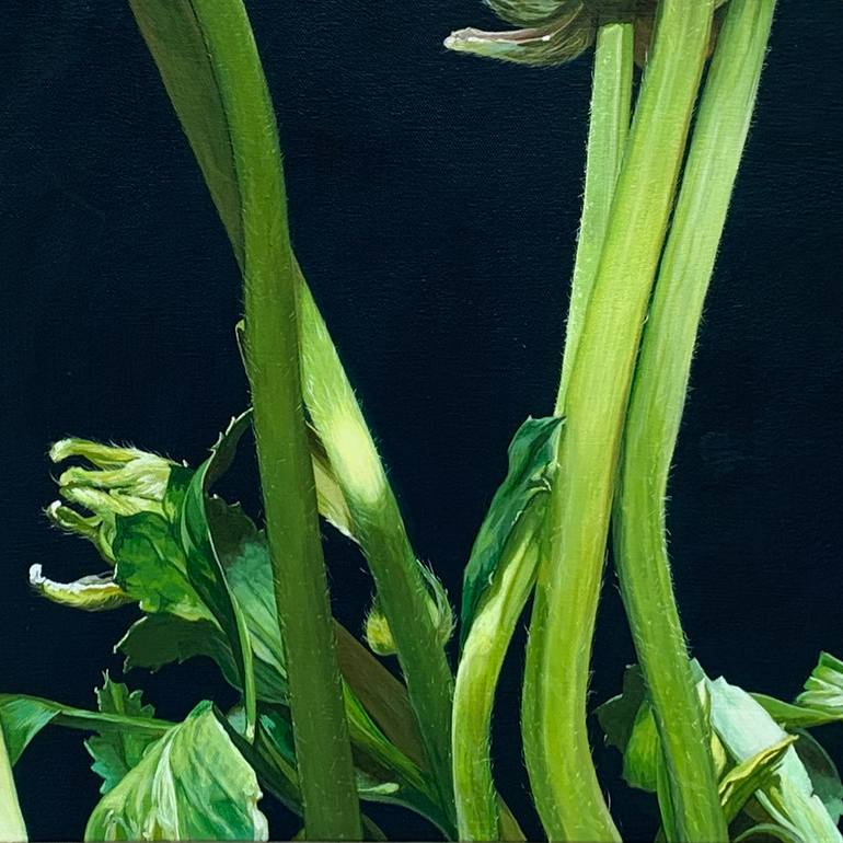 Original Realism Floral Painting by Lissa Banks