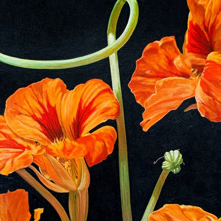 Original Realism Floral Painting by Lissa Banks