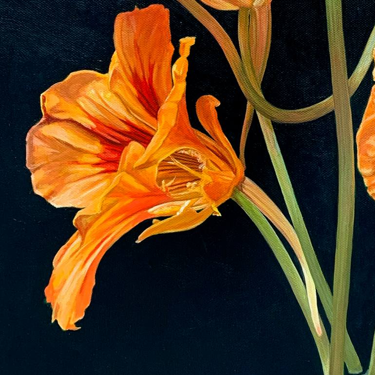 Original Realism Floral Painting by Lissa Banks