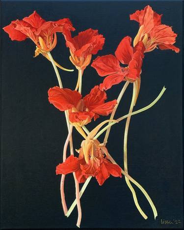 Original Floral Paintings by Lissa Banks