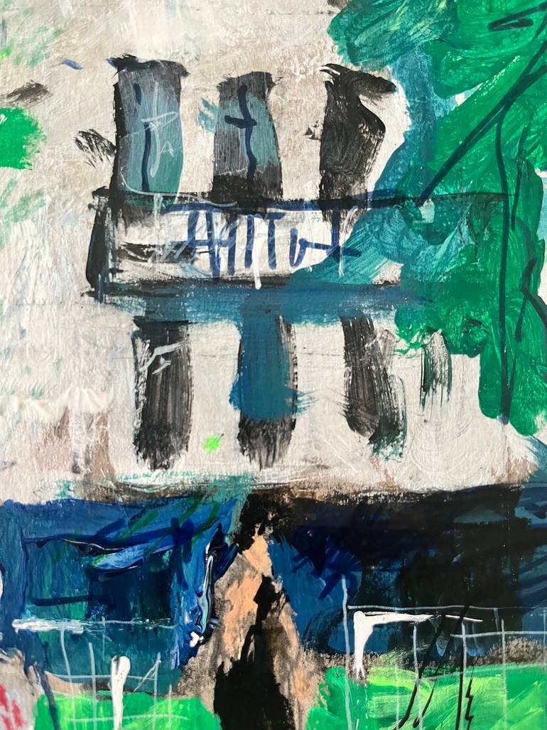 Original Figurative Cities Painting by Peter Crestani