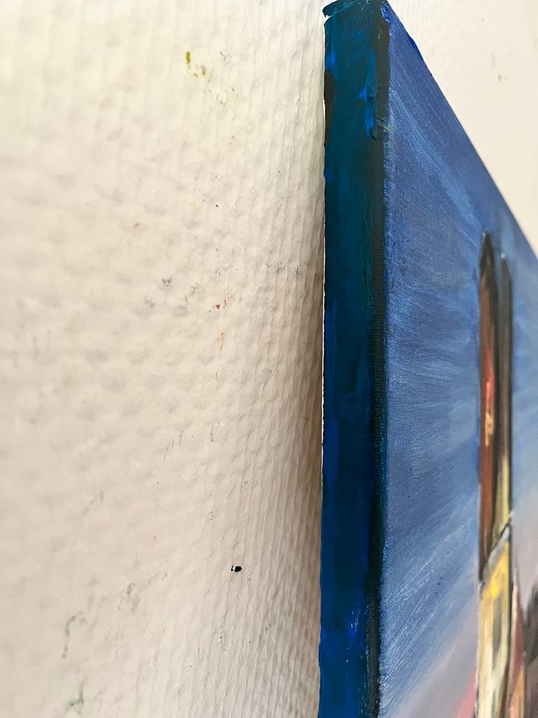 Original Impressionism Architecture Painting by Peter Crestani