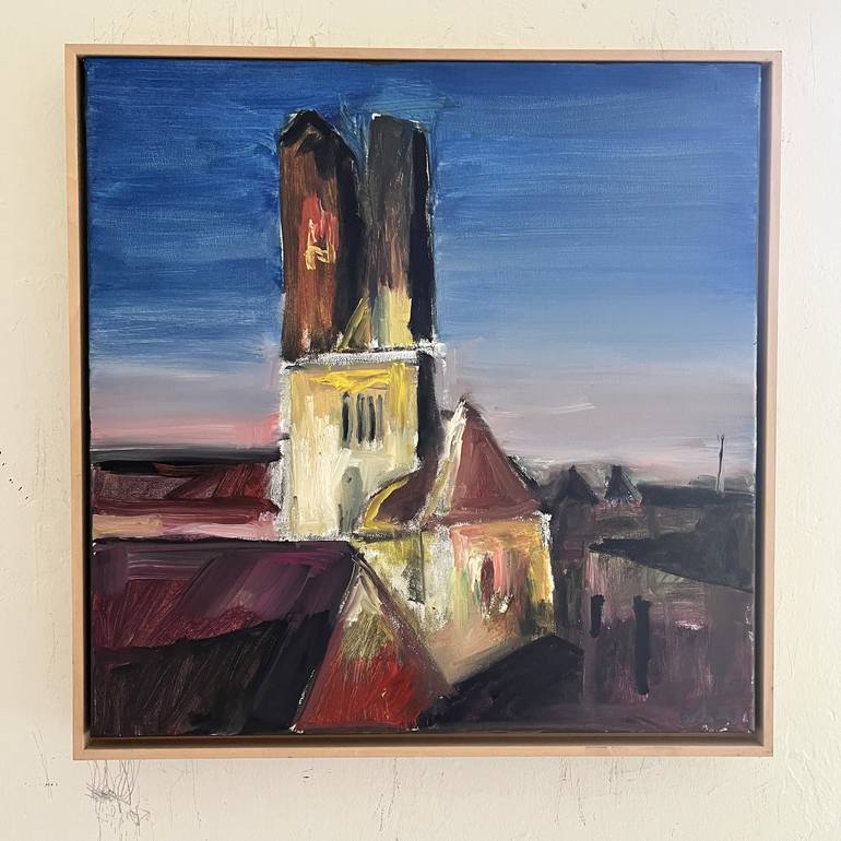 Original Architecture Painting by Peter Crestani