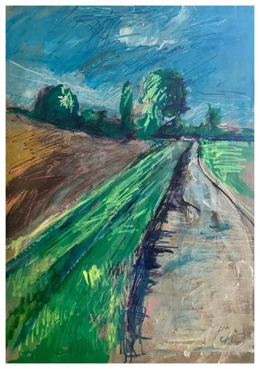 Print of Expressionism Landscape Paintings by Peter Crestani