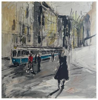 Print of Figurative Cities Paintings by Peter Crestani