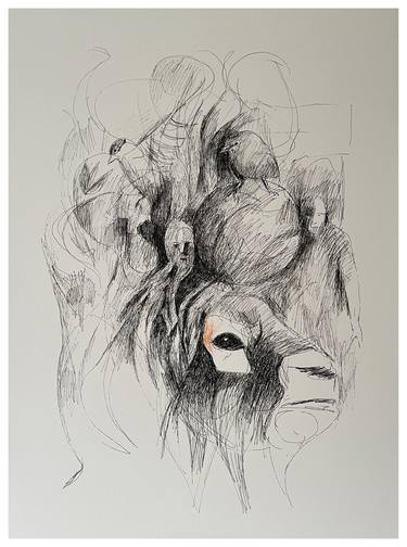 Print of Figurative Animal Drawings by Peter Crestani