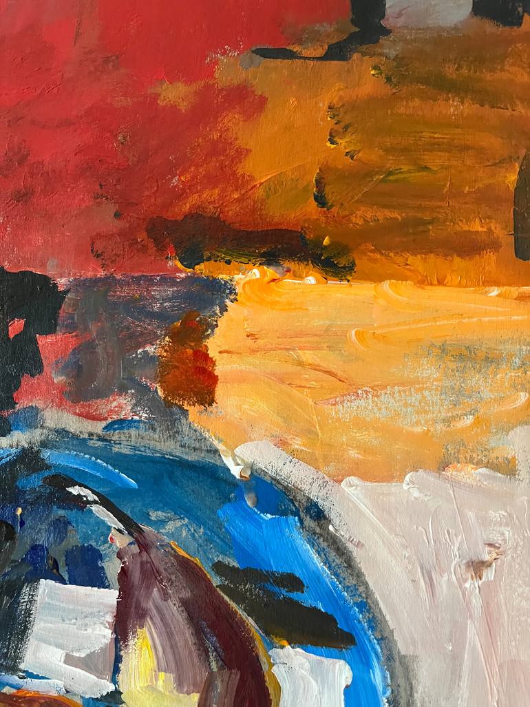 Original Expressionism Still Life Painting by Peter Crestani