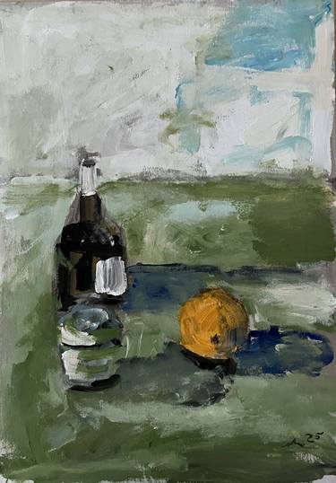 Original Expressionism Still Life Painting by Peter Crestani