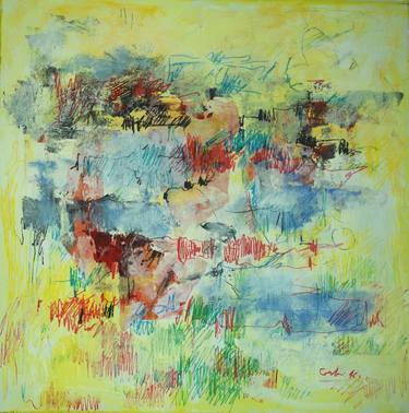 Original Abstract Expressionism Abstract Paintings by Peter Crestani