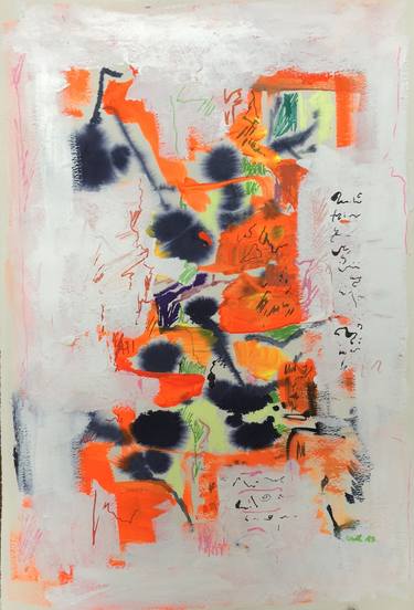 Original Abstract Expressionism Abstract Paintings by Peter Crestani