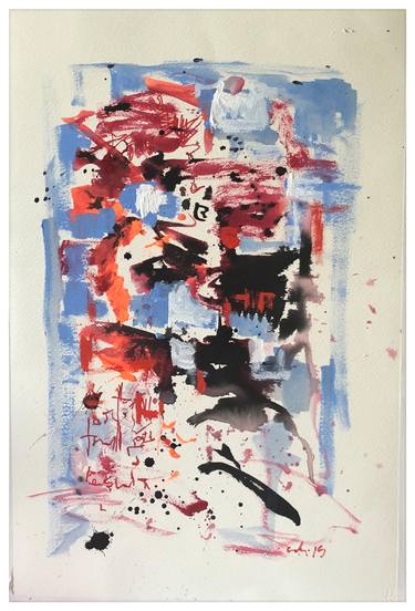 Print of Abstract Expressionism Abstract Paintings by Peter Crestani