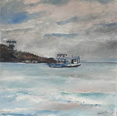 Original Impressionism Seascape Paintings by Peter Crestani