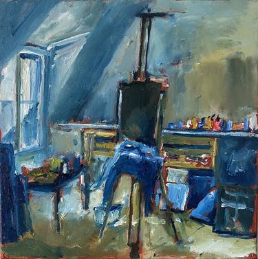 Print of Figurative Interiors Paintings by Peter Crestani