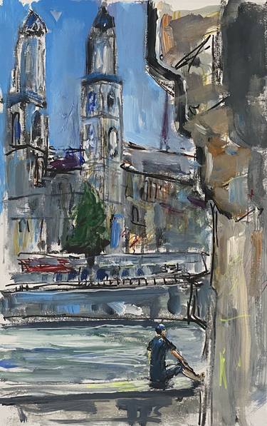 Print of Fine Art Cities Paintings by Peter Crestani