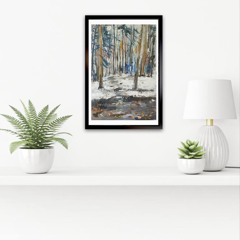 Original Impressionism Nature Painting by Peter Crestani