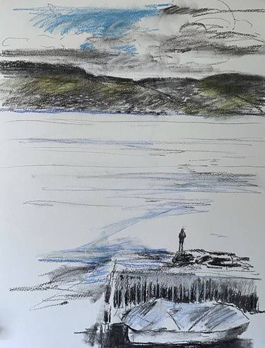 Print of Figurative Landscape Drawings by Peter Crestani