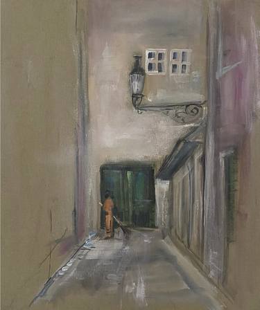 Original Figurative Cities Paintings by Peter Crestani