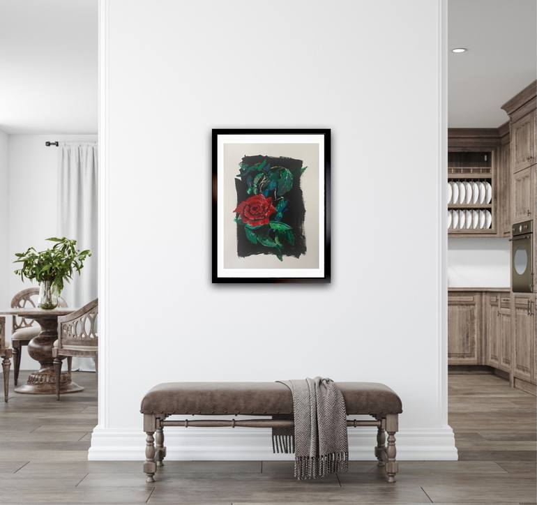 Original Floral Painting by Peter Crestani