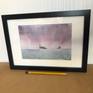 Original ships with a complimentary frame, ready to hang. Pencil in picture to give an idea of the size.