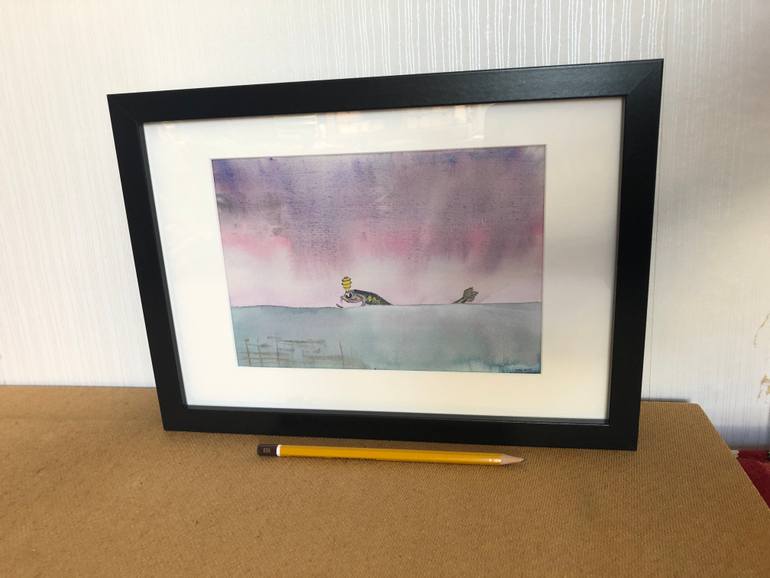 Original Figurative Fantasy Painting by Mirjam Palosaari Eladhari